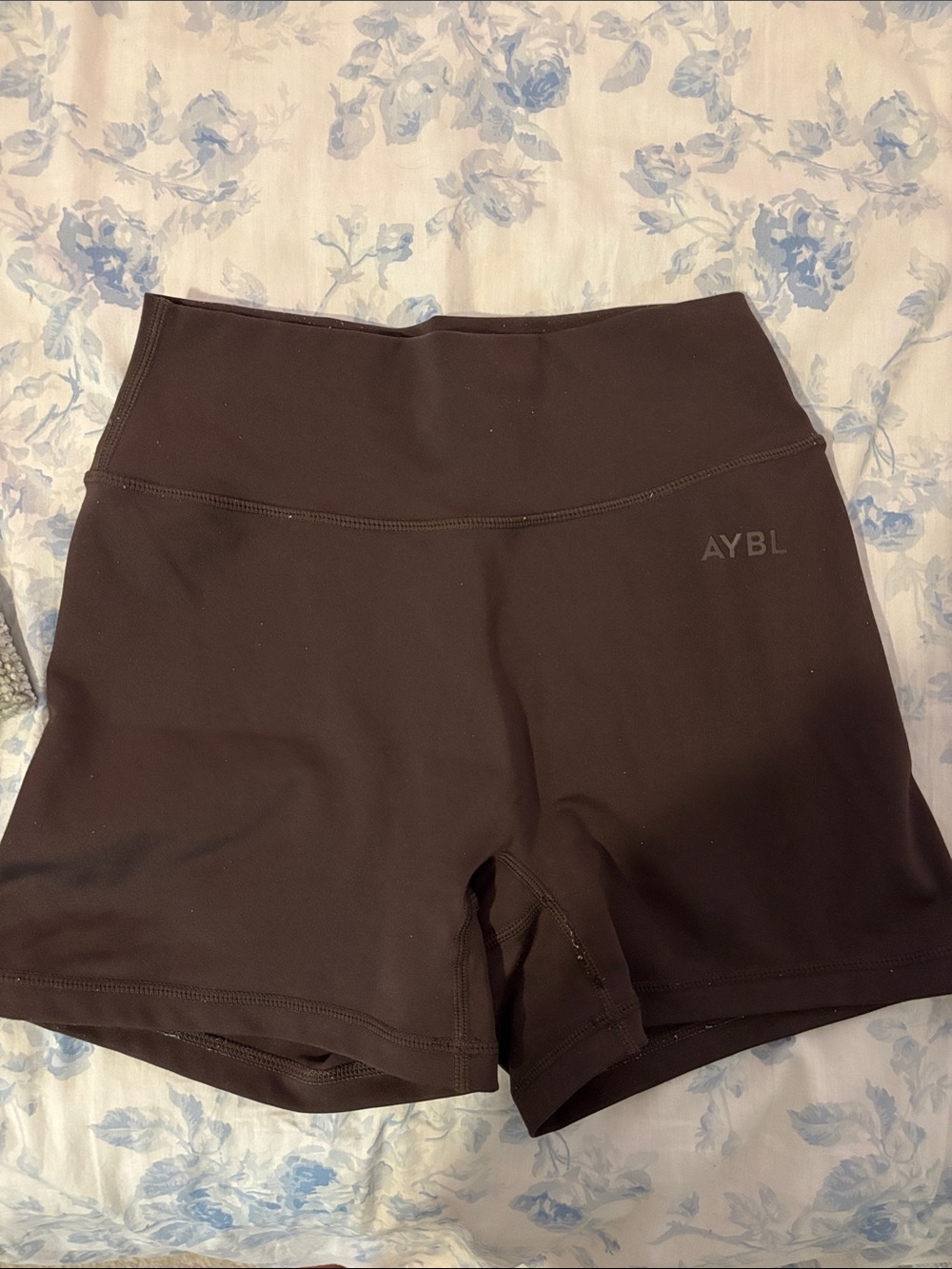 AYBL Black High-Rise Bike Shorts